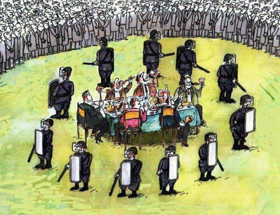 Résultat de recherche d'images pour "caricatures du blocage politique en démocratie"
